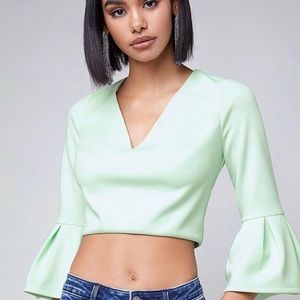 Bebe scuba crop top